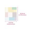 New Polka Dot Memo Pad M5 Colored Sticky Notes DIY Non Adhesive Note Pad Scrapbooking
