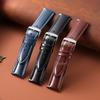 Oiled Leather Strap for Omega for Seiko Watch Band 18mm 19mm 20mm 21mm 22mm Genuine Cowhide Wristband Quick Release Accessories