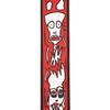 Joe Satriani Signature Up in with Leather Ends D'Addario Strap, Flames, 50JS02,