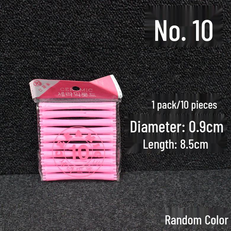 Thickened Curling Practice Rods: Pear Flower Hollow Cold Wave Rods for Textured Hairdressing