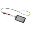 Retractable Silicone Beaded Lanyard with Transparent ID Holder PU Material Badge Holder with Lanyard Silicone Beaded