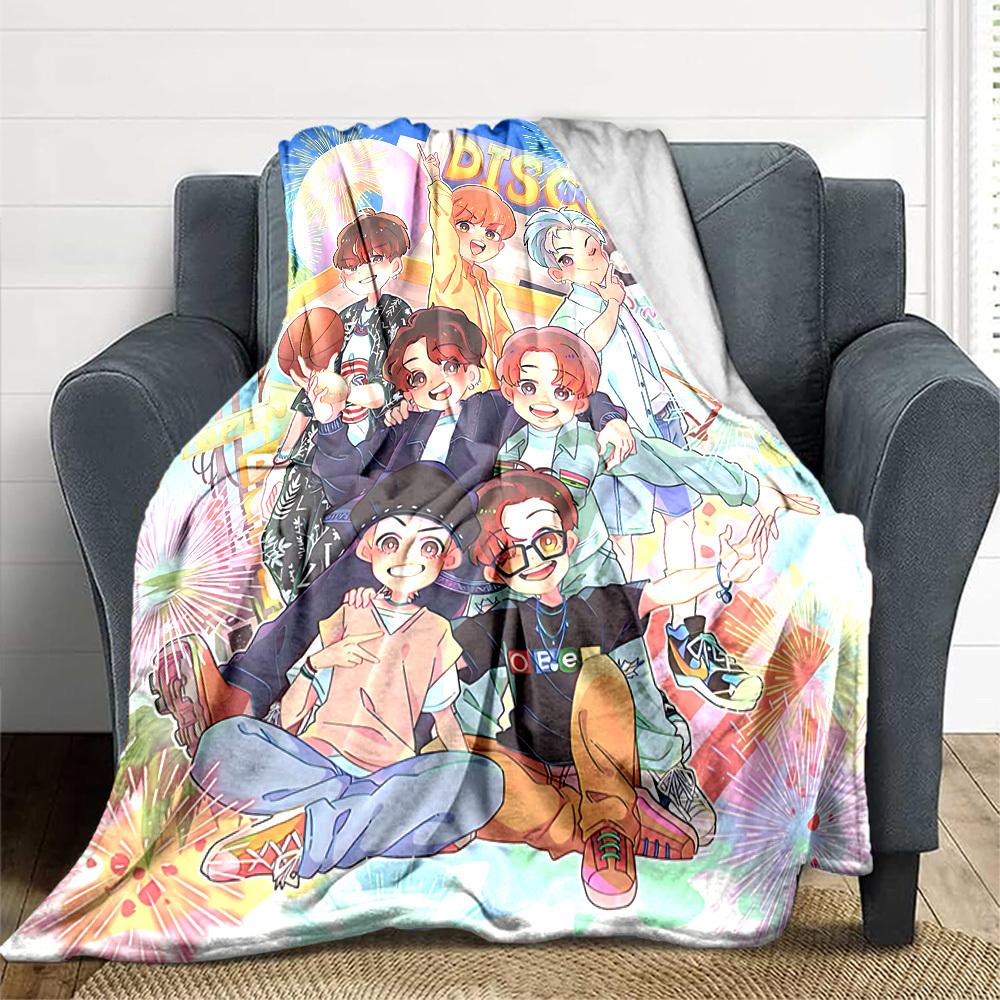 1pc TNT, Disco Party Flannel Blanket [Cozy Throw Blanket] For Sofa, Bed, Travel, Camping, Livingroom, Office, Couch, Chair, And Bed