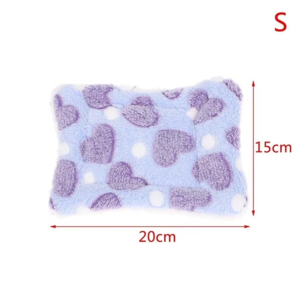 

Washable Winter Plush Mat Plush Fleece Warm Pad Small Animal Sleeping Bag Small Pets