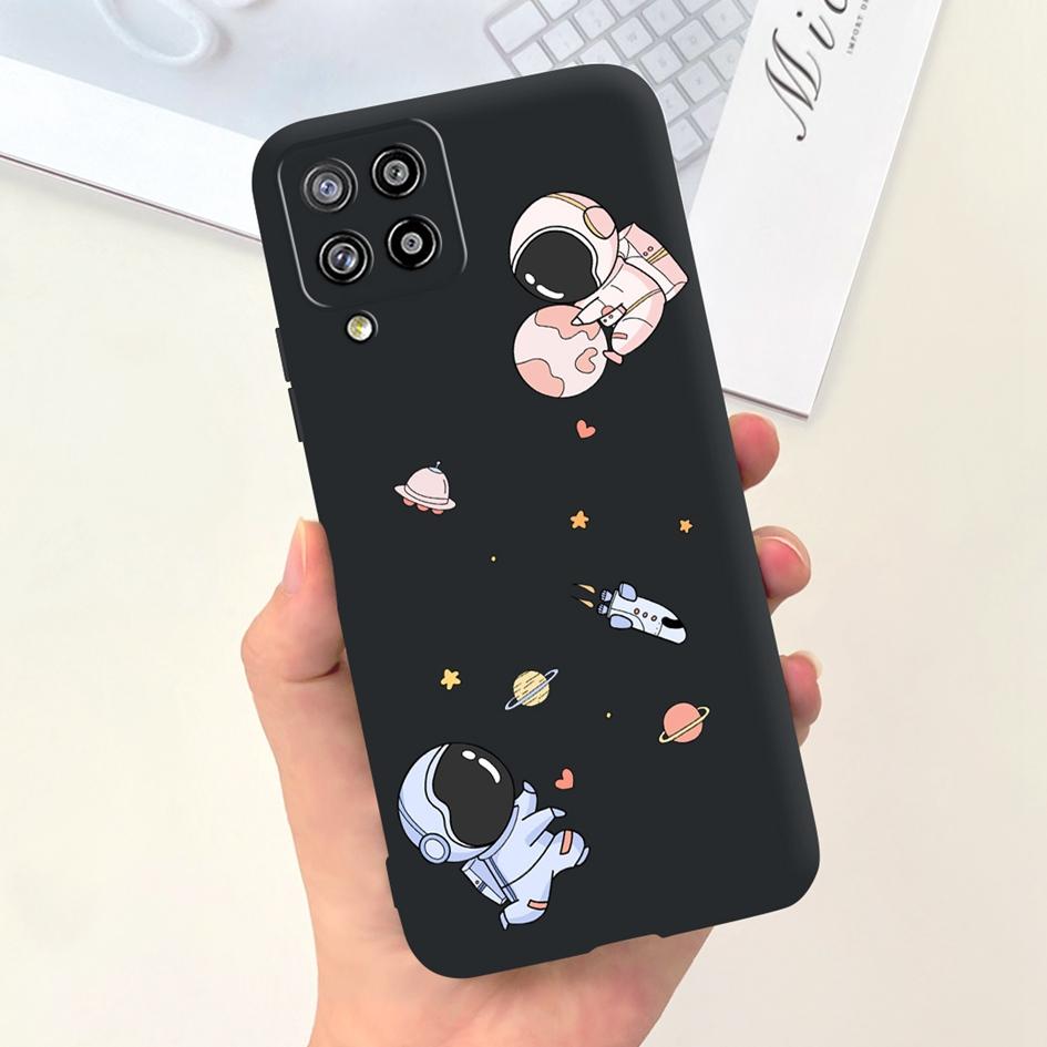 For Samsung Galaxy A22 5G Case SM-A226B Back Cover Cute Astronaut Silicone Soft Coque For Samsung A22 4G A22s SM-A225F A 22 Para