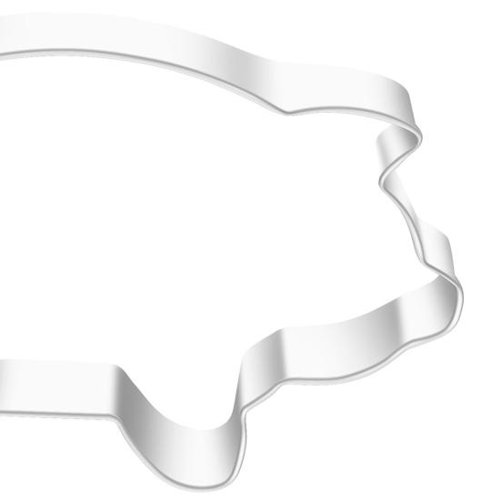 1 Set Ausstechformen Schwein Form DIY Edelstahl süße Gebäck Keks Formen für Party