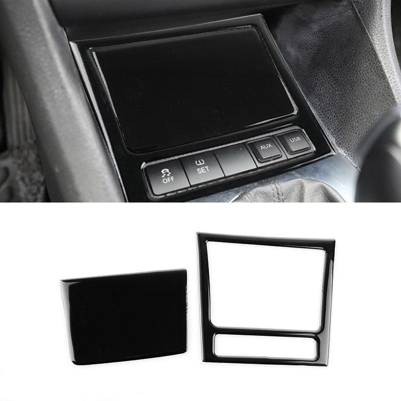 For VW Golf 6 MK6 2010 2011 2012 2013 Piano Black Car Interior Center Console Gear Shift Panel Frame Ashtray Box Cover Trim