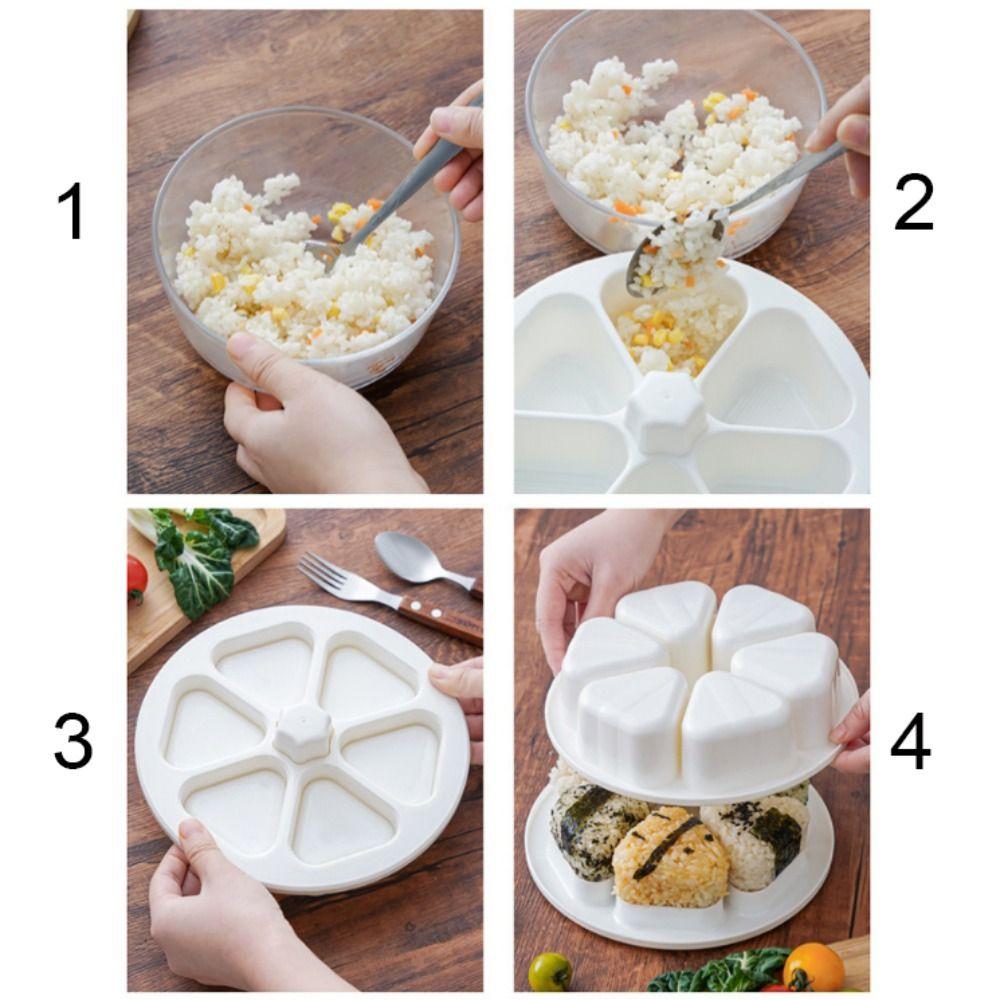 Japanese Style Triangle Sushi Mold Homemade Rice Balls Mold Onigiri Mold  DIY Sushi Making
