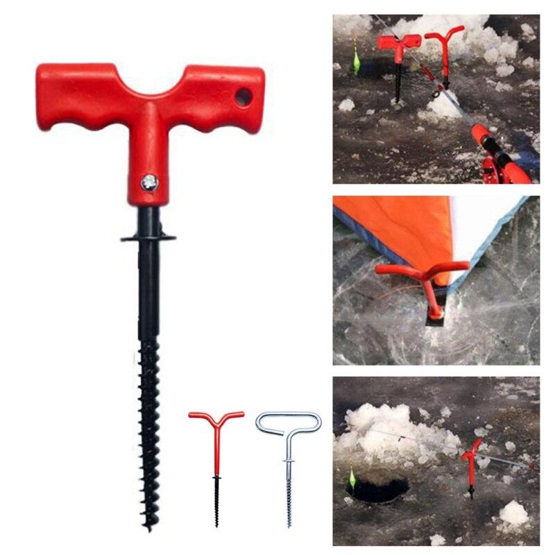 Ice Fishing Auger Drill Winter Winter Tent Pegs Fixed Nail Ice Fishing