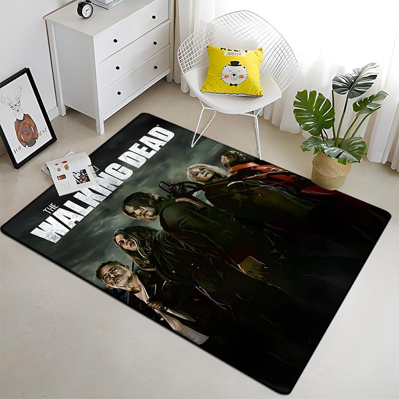 The Walking Dead Fans Collect Carpets Sofa Table Rug Anti Slip Floor Mat Halloween Decoration Floor MatLiving Room Home Decor