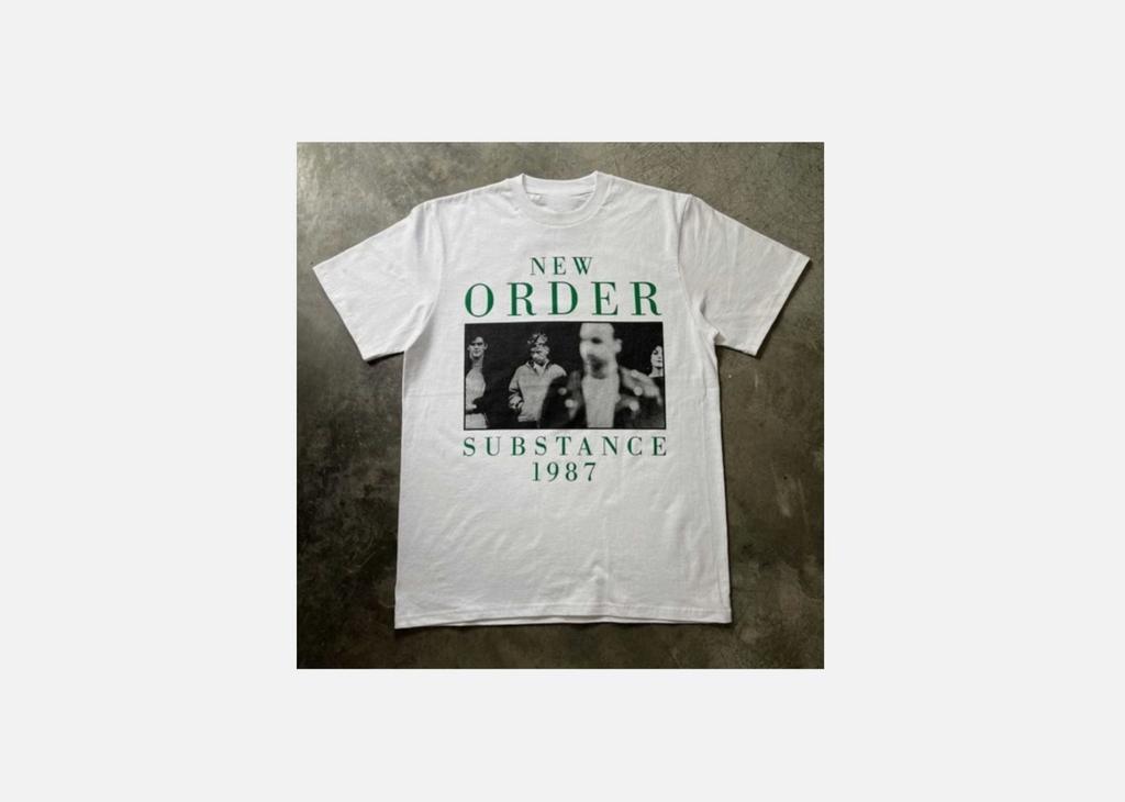 New Order Substance 1987 Kurzarm Weiß Alle Größen Unisex Shirt