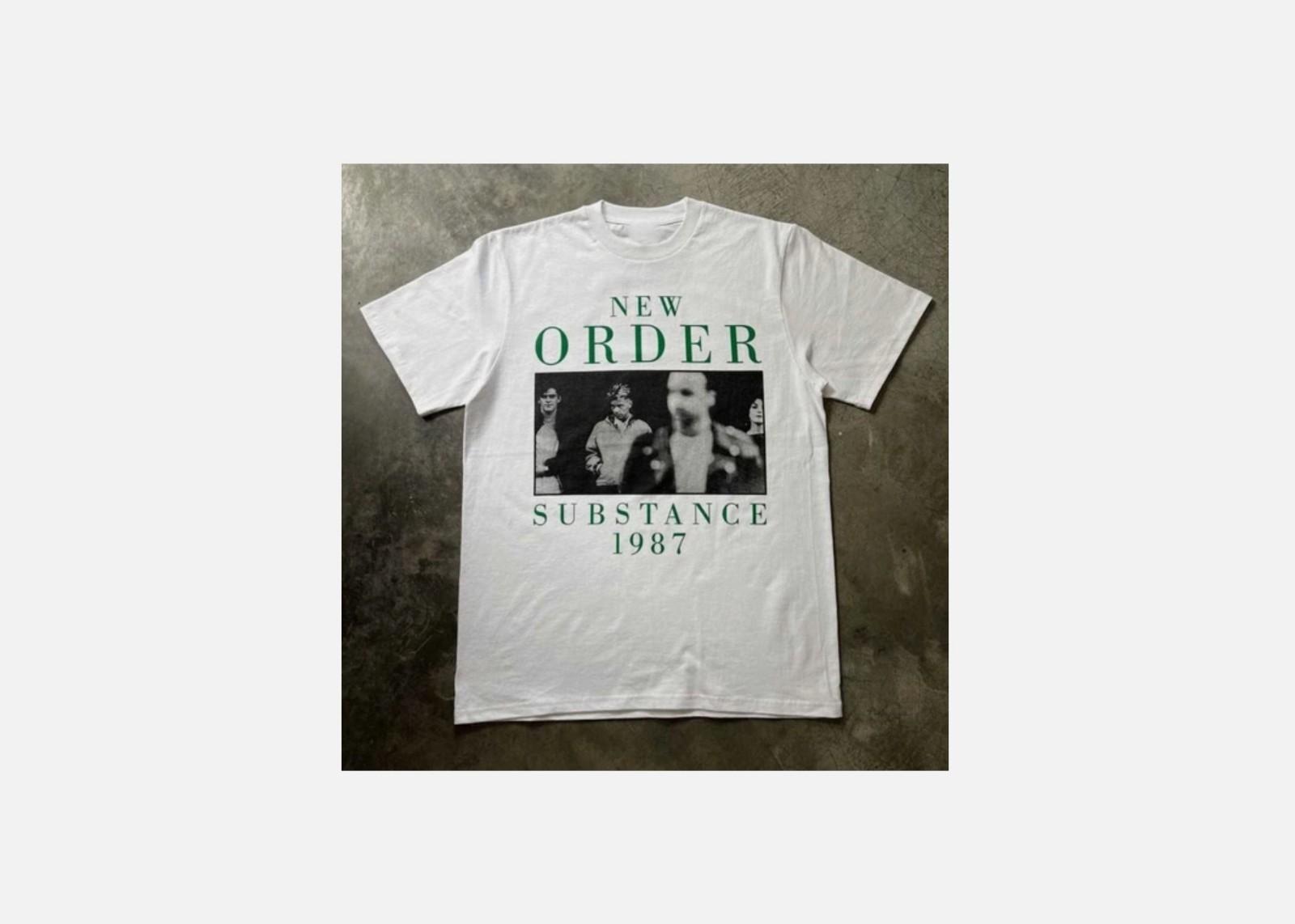 New Order Substance 1987 Short Sleeve White All Size Unisex Shirt Unisex T-Shirt M