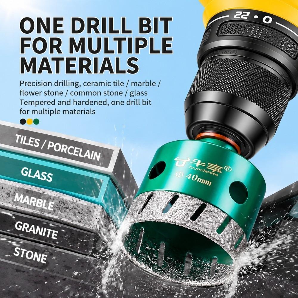 Dry Cutting Diamond Hole Cutter Triangular Shank Stone Hole Saw Hole Saw Slate Cutting