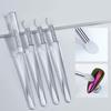Professional Nail Art Silicone Brush for Easy Application of Mirror Powder