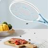 2-in-1 Electric Mosquito Swatter USB Rechargeable Mosquito Killer Lamp Fly Swatter  Insect