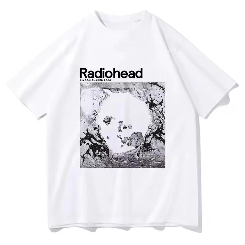 2025 Graphic Women T Shirt Classic High Quality T Shirts Shaped Pool Men T Shirt Radiohead Women Harajuku Vintage