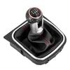 5/6 Speed Integrated Modified Gear Shift Knob & Dust Boot for VW Golf 5/6 -Car Transmission Lever, Durable Auto Accessories