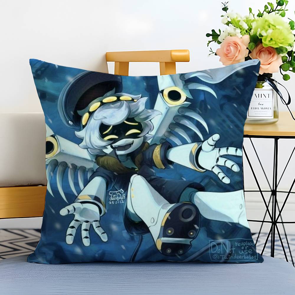 Cartoon M-Murder Drones-MT Anime Pillow Case Printed Brushed Fleece Pillow Baby Skin-Touch Eco-Friendly Dye-Sublimat