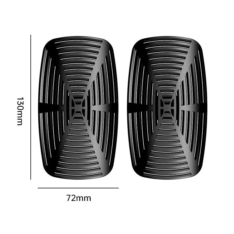 2pcs Car Air Conditioning Ventilation Cover Universal Anti-Direct Blowing Wind Baffle Outlet Panel Cover Car Accessories