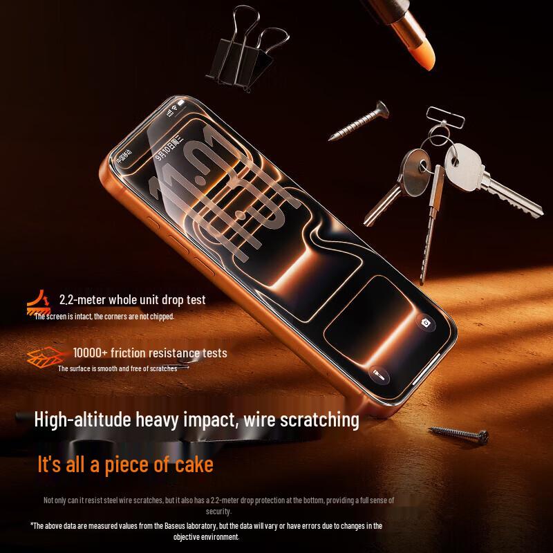 Baseus Golden Label Corning AR Anti-Reflective Tempered Glass for iPhone 15 Pro Max