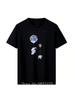 Wandering In Space Astronaut Oversized T-Shirt Cotton T Shirt Unisex Tshirt Fitness Tees Print Tops Clothing Streetwear