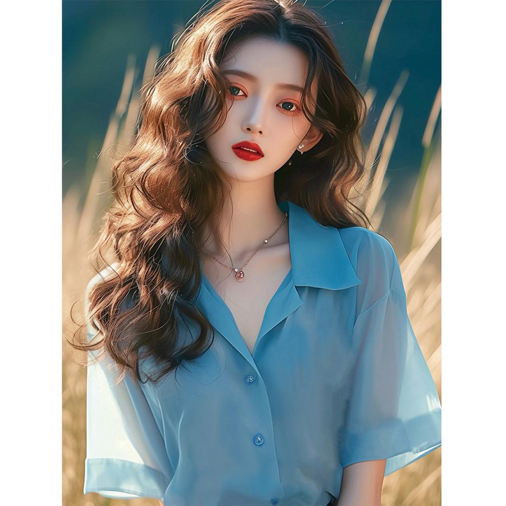 French High-End Sense Niche Unique Exquisite Shirt for Women