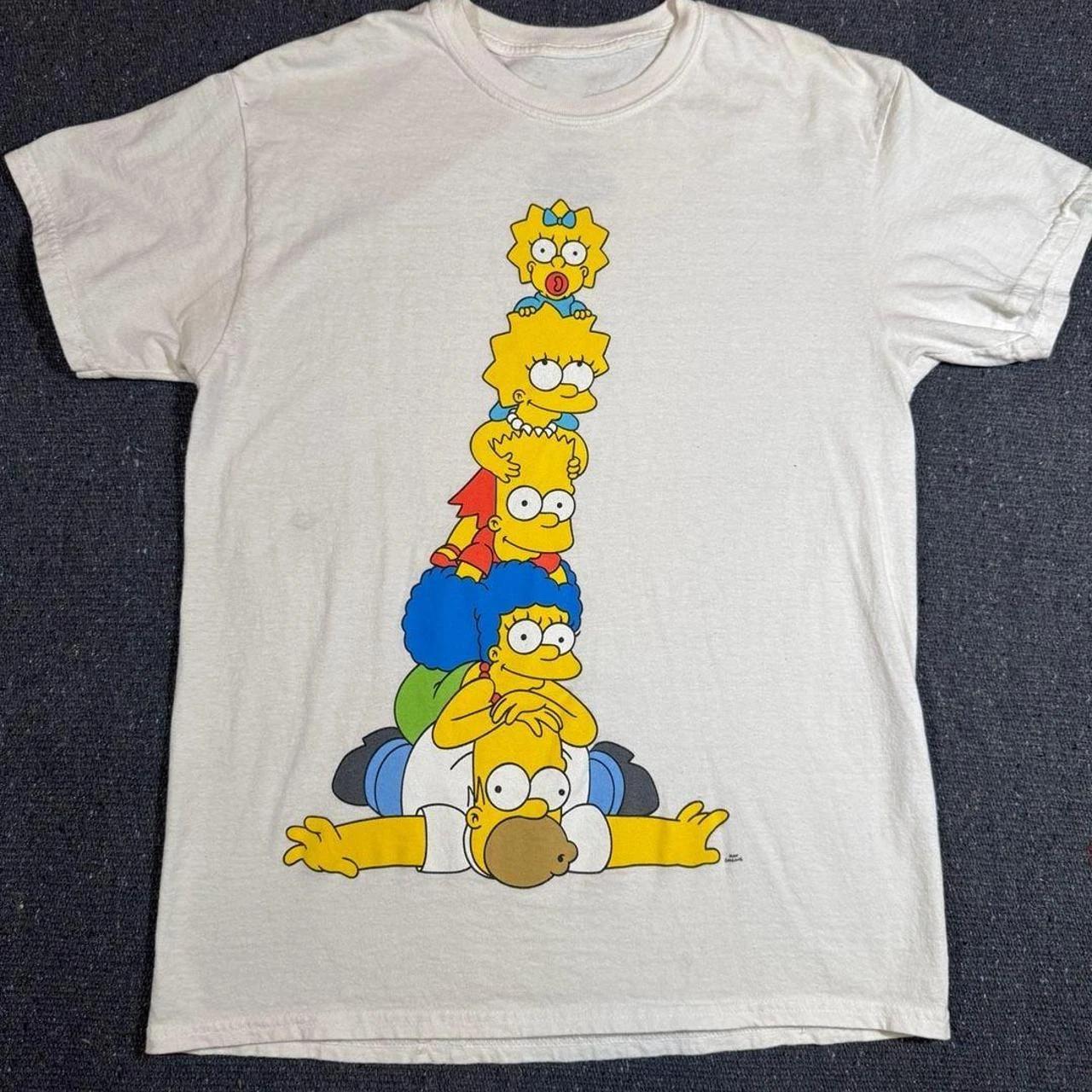 The Simpsons Family Stack Graphic T-Shirt 2XL