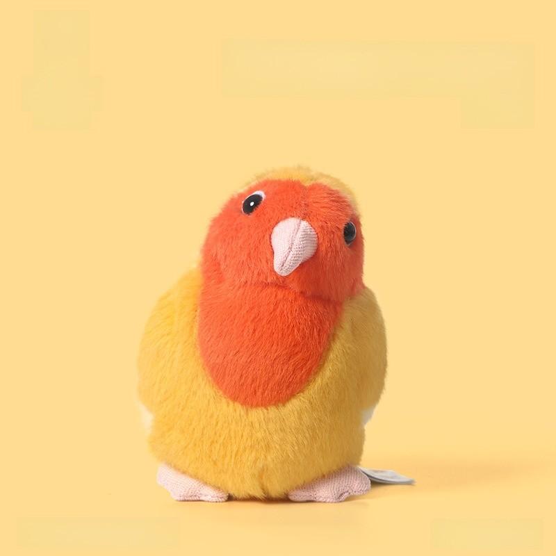 White Head Parrot Plush Toy Cute Bird Doll Sleep Girls Gift For Kids
