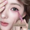 Pink-Brown Color! Pink Eyeliner Gel Pen, Ultra-Fine, Waterproof, Smudge-Proof, Easy-To-Use for Beginners, Double-Ended Aegyo-Sal Pen