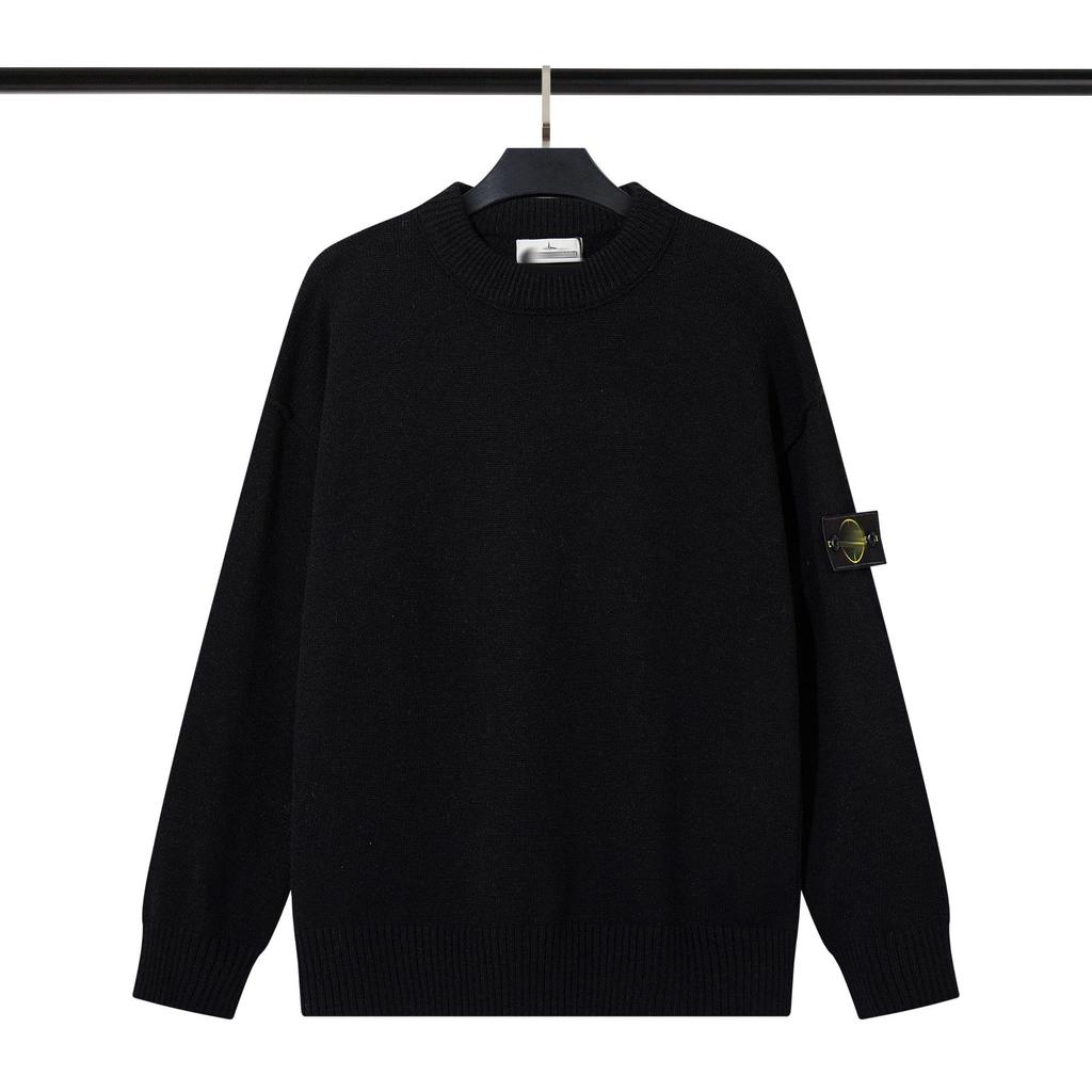 Grenzüberschreitender Stone Island Rundhals Unisex Pullover - Europäischer & Amerikanischer Trendiger Stil