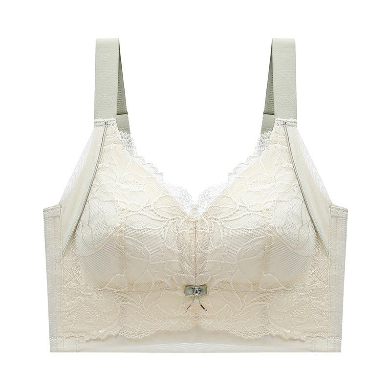 

Ультратонкое нижнее белье, тонкие женские бюстгальтеры, бюстгальтеры, без стальных колец, собирают и закрывают вторичную грудь, предотвращая провисание, большой размер. 34/75B шампанского