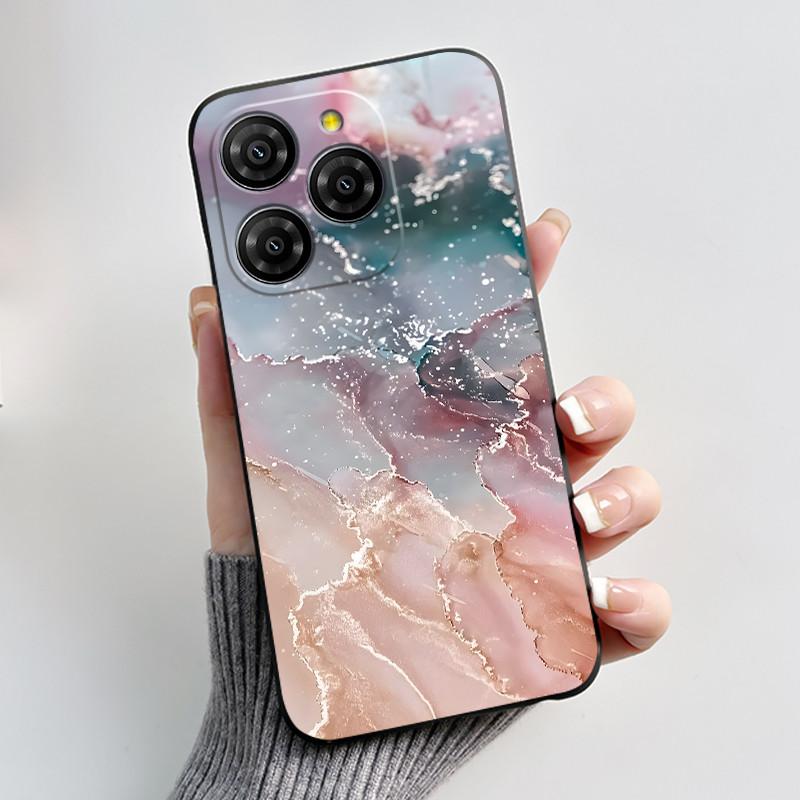 For Blackview Shark 9 5G Case Cute Funny Love Heart Rabbit Soft Silicone Protective Back Cover For Black View Shark 9 Phone Case