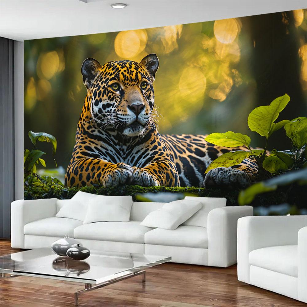 African Wildlife Cheetah Tapestry Wall Hanging Cloth Hippie Style Wolf Lion King Decor for Living Room Bedroom Dormitory Classro