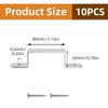 Fence Clips 10 Pieces Fence Support Post Clips With Screws Heavy Duty Hardware Repair Tool For Farmers Builders Concrete Wood