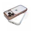 Slim Matte Electroplated IPhone 16 Pro / 17 Max Case With Built-in Lens Cover Shockproof Silicone Men Women Daily