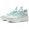 LiNing Flash 2.0 Abrasion Resistant Breathable Low Top Basketball Shoes Men's Light Ice Blue ABAS099-5