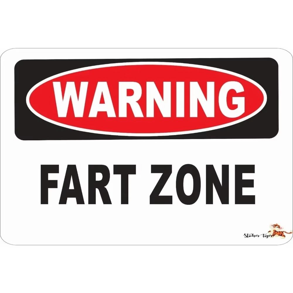 Retro Horror Comedy Metal Sign - No Entry Warning Plaque 20x30cm for Home Garage Bar Decor