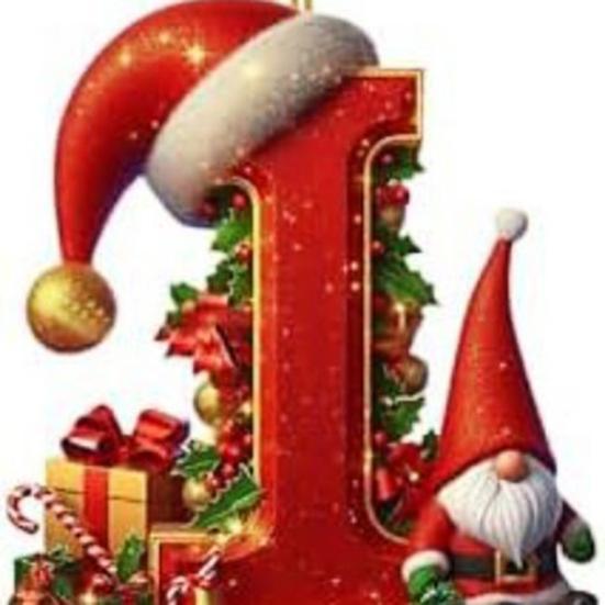 Red Initials Christmas Ornaments 2D Acrylic Personalized Gnomes Monogram Pendant with Santa Hat 26 Letters Christmas Tree Hanging Decoration for Xmas