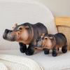 Lifelike Hippo Plush Toy Stuffed Realistic Hippopotamus Wild Animals Doll Toys for Kids Children Xmas Gift Home Decor Gift