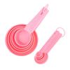 10Pcs/Set Plastic Measuring Tools Stackable Measuring Spoons Teaspoon Sugar Scoop Cake Baking Flour Measuring Cups