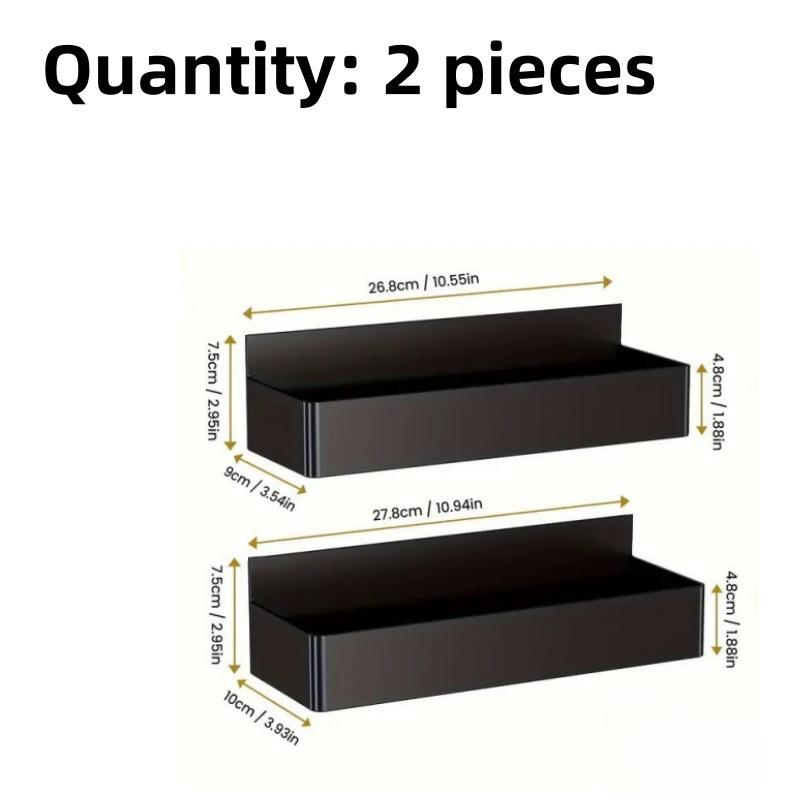Magnetic Refrigerator Shelf, Kitchen Organizer, No-Drill Spice Rack, Household Refrigerator Side Hanging Shelf