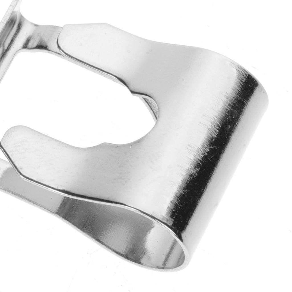 iplusmile 1 Pair Wiper Linkage Clip Windshield Wiper Linkage Bush Wiper Motor Linkage Rod Clip Link Repair Clip Metal Silver