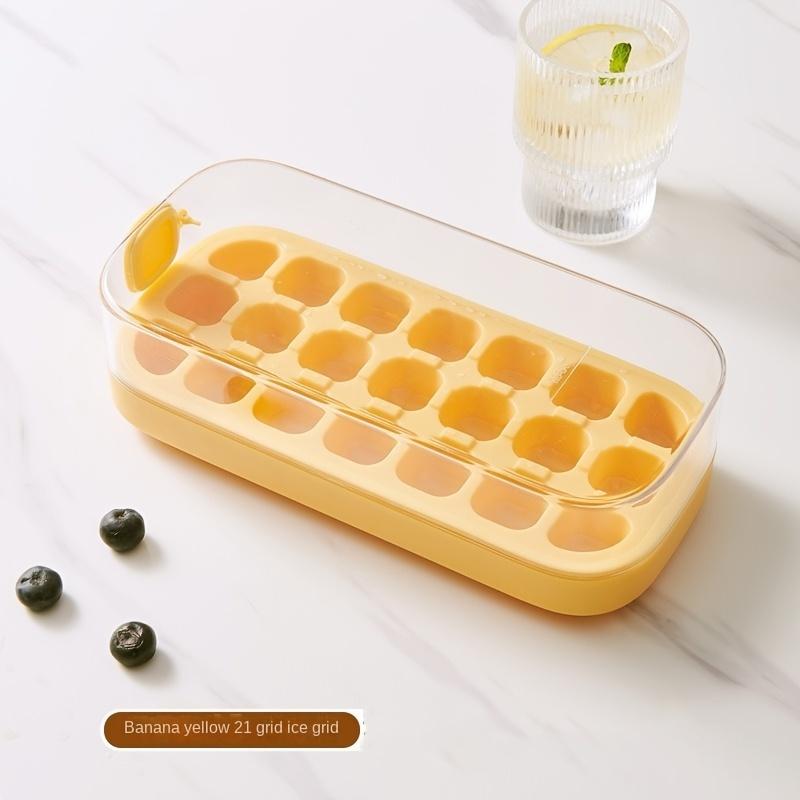 Silicone Ice Cube Tray With Quick-Release Press Design Food Grade Material Multifunctional Storage Ice Mold For Home Outdoor Kitchen Use
