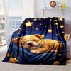 Cartoon Bulldog Stars  Blanket Flannel Blanket Throw Blanket Sofa Cover Blanket Soft Premium Blanket Picnic Blanket Tv Blanket Gifts