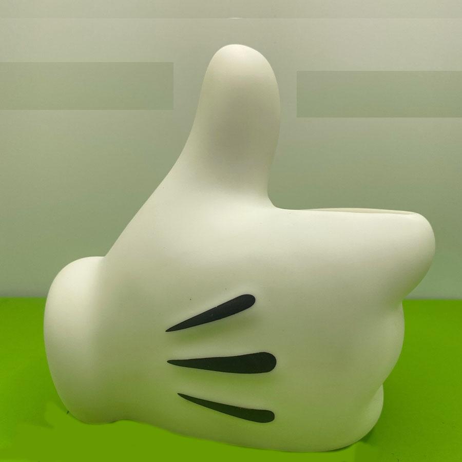Creative thumbs up pen holder storage ornament home design style trendy gift cute cartoon