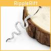 Anel de Umbigo Fashion Shein Cobra Cobre com Cravação de Diamante Hipoalergênico
