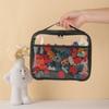 PVC Transparent Mesh Storage Bag Waterproof Zipper Bag Portable Makeup Storage Bag  Travel