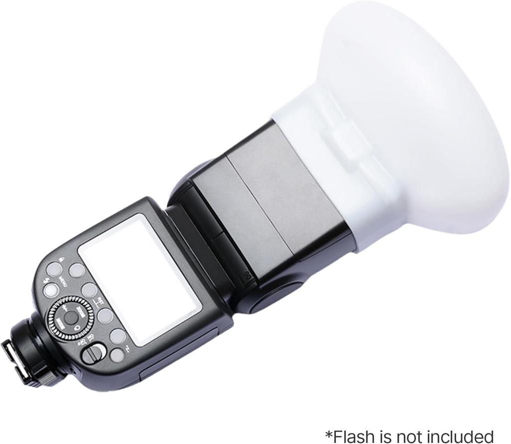 Difusor universal de luz de velocidad de caja de luz suave para V860 V850 TT685 TT600 MF12 etc. Difusores de esfera de repuesto para luz de velocida