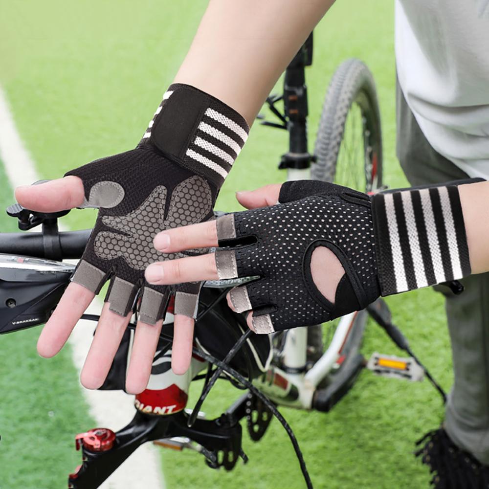 Breathable Workout Gloves,Padded Weightlifting Gloves With Wrist Wraps Support, Full Palm Protection,Grip For Gym Training