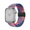 Magnetic Buckle Nylon Watch Strap for Apple Watch Series 5-10 Smartwatches