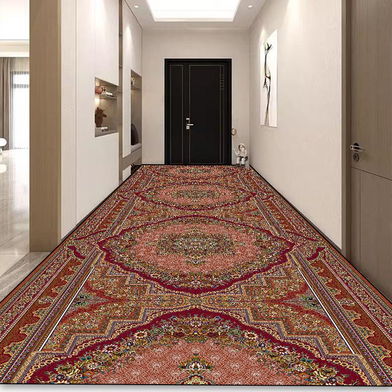 Böhmischer Langer Flur Teppich Luxus Persische Dekoration Flur Teppich Rutschfest Einfache Reinigung Fußmatte Treppenläufer Teppiche